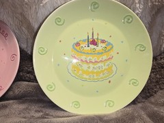 Mini Birthday Cake Photo Prop Plate- ideal for Smash Cakes, Cupcakes, 1st b-days