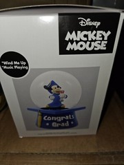 Mickey Graduation Water Globe New in the Box Perfect Gift for 2026