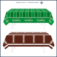 Football Party Tablecloths – 2 Pack Disposable Plastic for Themed Celebrations
