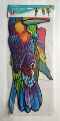 Exotic Tropical Bird Paper Cut Outs Party Decorations, 17″, Multicolored 3 lot