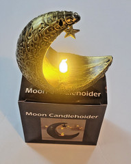 Eid Mubarak LED Candle Light Moon Star Ornaments 2024 Ramadan Kareem Home Decora