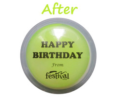 Happy Birthday Glow in the Dark 3″ Adhesive Light Badge