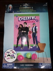 Disney Zombies 3, Backdrop W/ Props Decorative Birthday Party decor Kit Addison