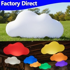 9.84FT PVC Inflatable Cloud Balloons Indoor Hanging Decoration for Party Event