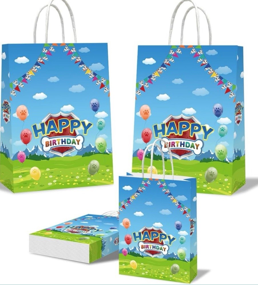 20 Cartoon Dog Birthday Decorations, Cartoon Puppy Birthday Party Favors, Gift