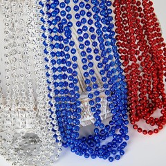 100PCS 4th of July Accessories, 250th Anniversary Patriotic Beads Necklace Bu…