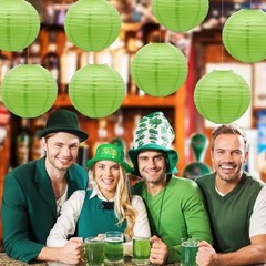 Sage Green Paper Lanterns Chinese Round Lanterns for Ceiling 12in sage green