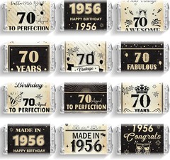 70th Birthday Party Decorations – 100 Pcs Vintage Back in 1956 Gifts Favors Cand