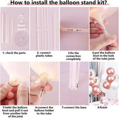 Party spot! 253 Pcs Birthday Decorations For Women, Rose Gold 253