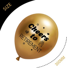 Retirement Balloons 40PCS Black Gold Happy Retirement Party Supplies for Men