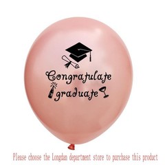 rose gold Sequin graduation balloon congratulations graduate party decoration…