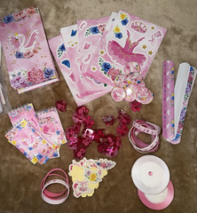 Ballerina Birthday Party Decorations Lot Favors Pink Cupcake Stand Banner