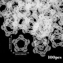100 Pcs Balloon Clips Plastic Balloon Supplies Balloons Garland Holder Column…