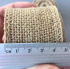 4 X VARIOUS JUTE HESSIAN & LACE RIBBON ROLLS WEDDING PARTY BIRTHDAY DECORATIONS