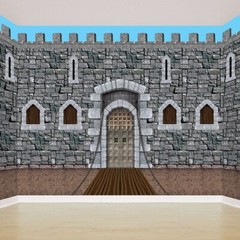 Beistle Castle Door & Window Props Party Accessory