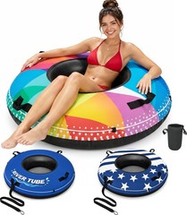 River Tube, 48» Heavy Duty River Float Tube with Commercial Inner Tube, Prem…