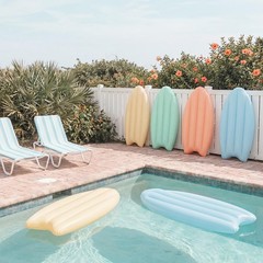 Inflatable Surfboard Decorations 33 Inch Macaron Color 4 Pcs – Beach Party Props