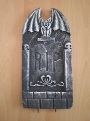 Halloween Foam Cemetery Headstone, Halloween Tombstone Outdoor Decoration For