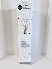 Merry Moments Party Indoor LED Birch Trees – 1x NEW 24″ and 2x OPEN BOX 18″