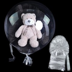 Large Clear Balloons for Stuffing, 10pack Big Extra Wide Mouth Bubble BoBo Ba…