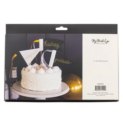 My Mind’s Eye Graduation Mini Felt Pennants Decoration Decor Cake (3 count)