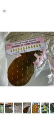 Tropical Pineapple Luau Party Table Decorations, Banner Napkins Leaf Cutouts