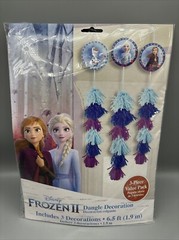 Disney Frozen 2 Dangle Party Decoration 3 Pieces NIP