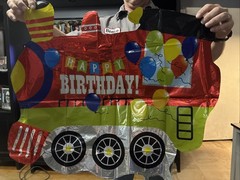 Train 2nd Birthday Backdrop «Chugga Chugga Two Two» Party Balloons 2 & Cars