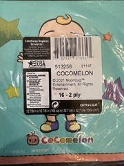 CoComelon Party 12ct Hanging Decorations and 32 Napkins, Birthday Party Kids,new