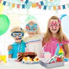 32 Pcs Beach Pool Party Eyeglasses Decoration Summer Luau Paper Glasses Bulk …