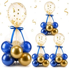 4 Set Table Centerpieces Balloons Stand Kit Table Stand Holder with Tulle and…