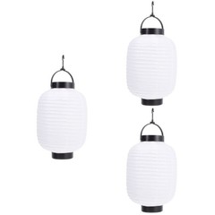3 Count Japanese Style Hanging Lantern Foldable Handheld Chinese