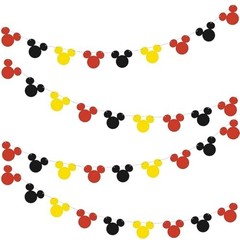 Multicolor Disney Mickey Mouse Garland Banner (7 Ft.) 1 Count