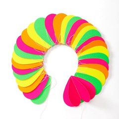 Valentines Day UV Neon Party Decorations Heart-Garland – 39Ft 3D Glow In The …