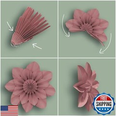 Teacher Created Resources Cottage Charm Paper Flowers Premade Decorations for