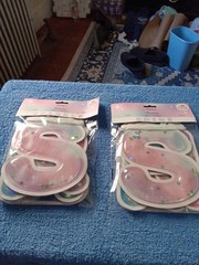 Lot Of 2 Brand New Shine & Sparkle Glitter Confetti Banners 108in. X 274.3cm.