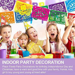 5PCS Mexican Party Banners, Cinco De Mayo Decoration Fiesta Party Decoration,