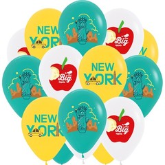 30pcs New York Balloons NYC Balloons for New York City Theme Party Status of …