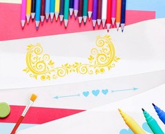 Blank Satin Sashes 2Pcs Plain Pageant Decorate Sashes for Graduation Birthday