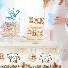 Teddy Bear Baby Shower Decorations – Baby Boxes with Letters,Boho Balloons,We…