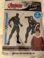 Captain America Avenger Marvel 5ft back drop. Plastic material. 