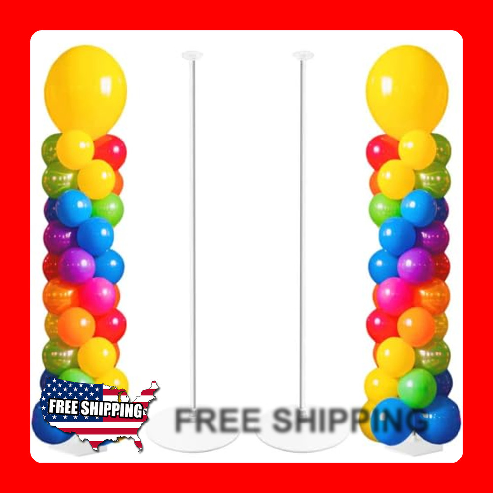 Adjustable Balloon Column Stand for Events Up to 78 Inches Tall