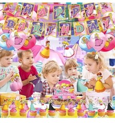 Mario Princess Peach Party Decorations, Mario Princess Peach Birthday Party Supp