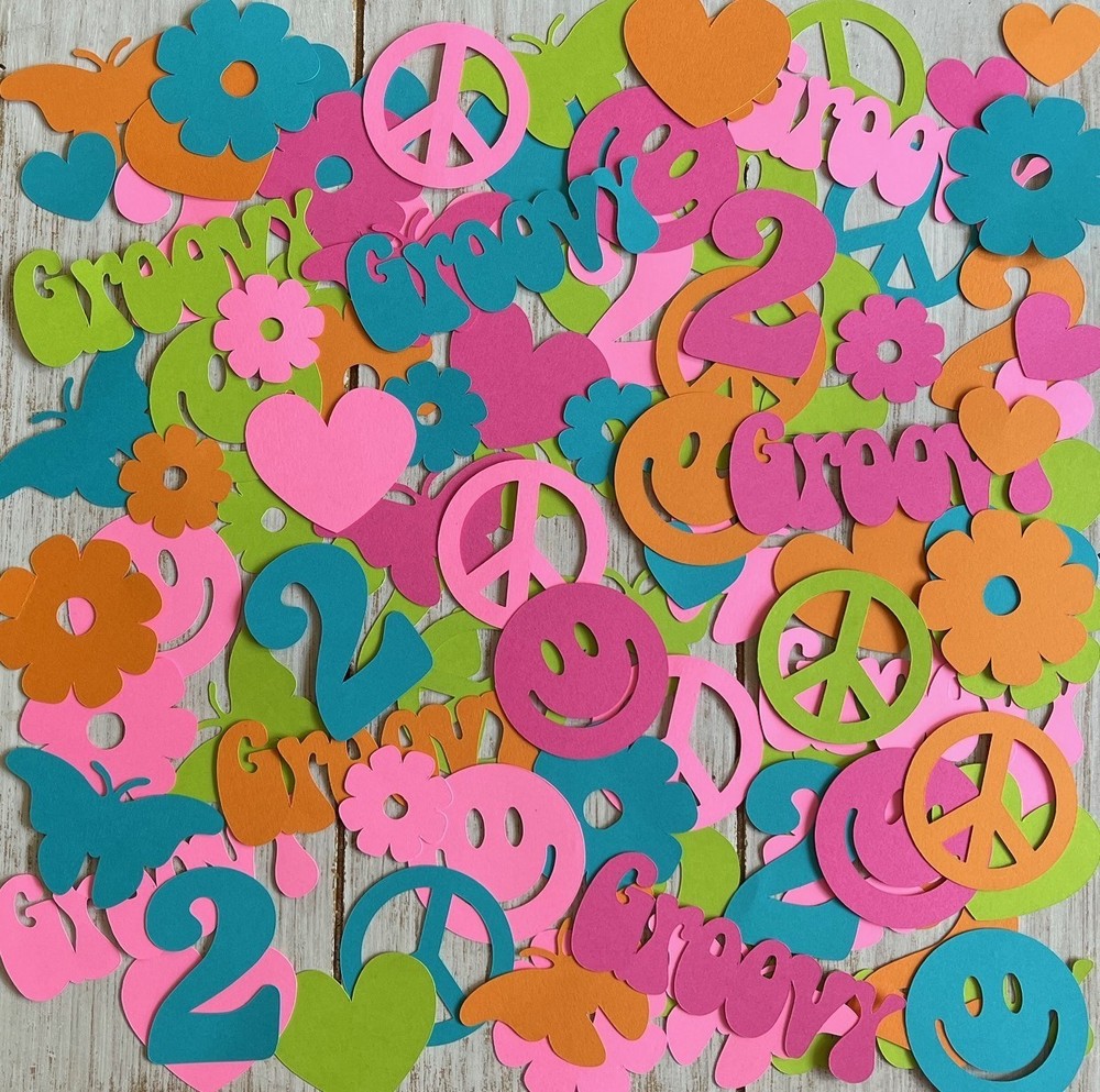 Bright Second Birthday hippie boho table decorations Birthday Party Decor