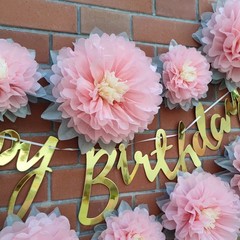 Paper Flower Decorations for Wall Backdrop Girld Nursery Wall Decor Wedding Brid