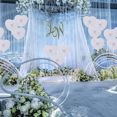 Heart Shape Folding Paper Fans Lightweight Portable Party Wedding Decoration New