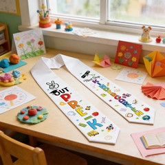 PRE-K Graduation Sash, Preschool PRE K Graduation Decorations 2026, Peace Out PR