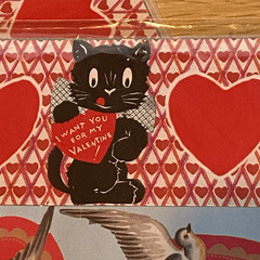eeBoo Valentine Paper Chain 240 links Ephemera Vintage Style 2 Packs 48’