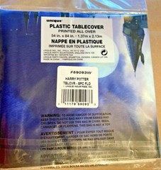 Harry Potter Table Cover – (4) Wands – Cake Topper/Flashing Decoration New!