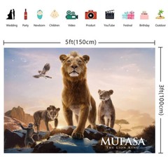 Mufasa The Lion King Party Decorations Backdrop Banner Background Birthday Gift